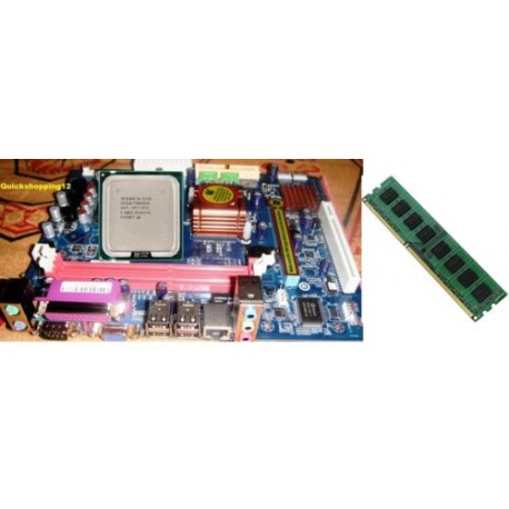 G41 MotherBoard+Dual core 3.0 GHZ +4GB DDR3 Ram Free intel fan
